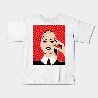 gwen stefani style pop art Kids T-Shirt